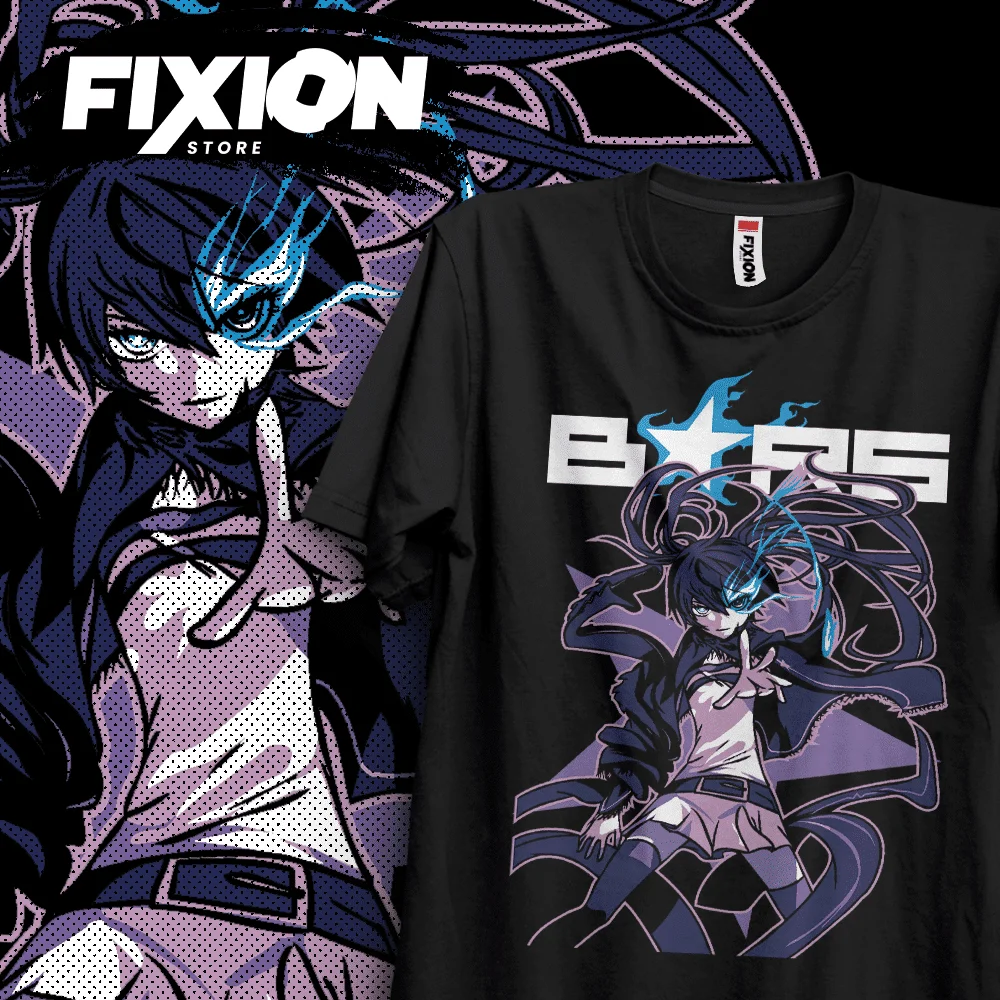 Black Rock Shooter Anime T Shirt Manga Gift For Anime Lover All Size Cotton