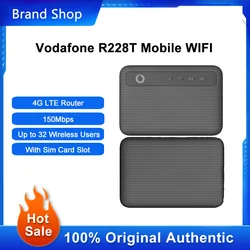 Vodafone R228T Router WIFI Mobile 150Mbps 4G LTE Wireless Pocket Hotspot ripetitore di rete portatile con Slot per Sim Card