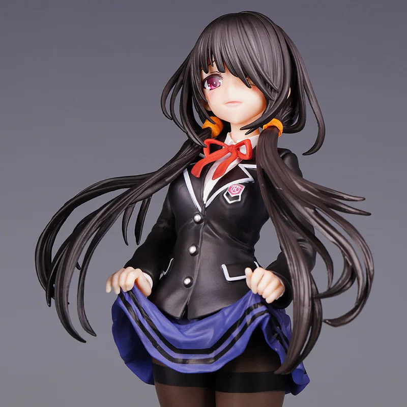 خلال معركة المواعدة، زي ساكي كوانغ سان، مجموعة صندوق نموذج تمثال فتاة جميلة مصنوعة يدويًا هدية عيد ميلاد للأطفال