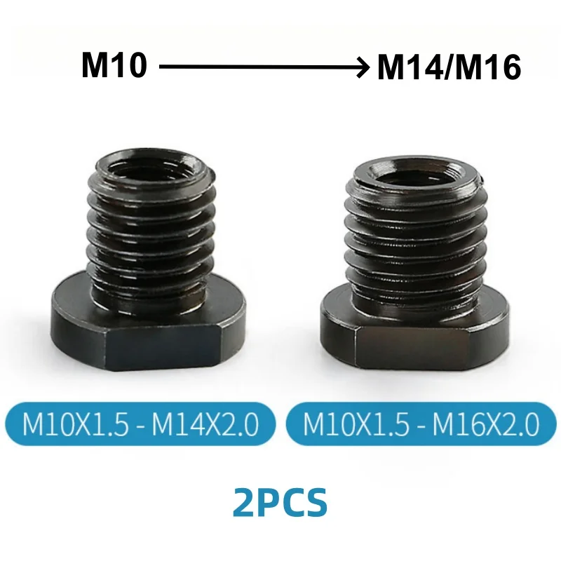 

2PCS M10 M14 M16 Adapter Angle Grinder Female Thread Nut Arbor Connector Polishing Screw Connecting Rod Connector Tools