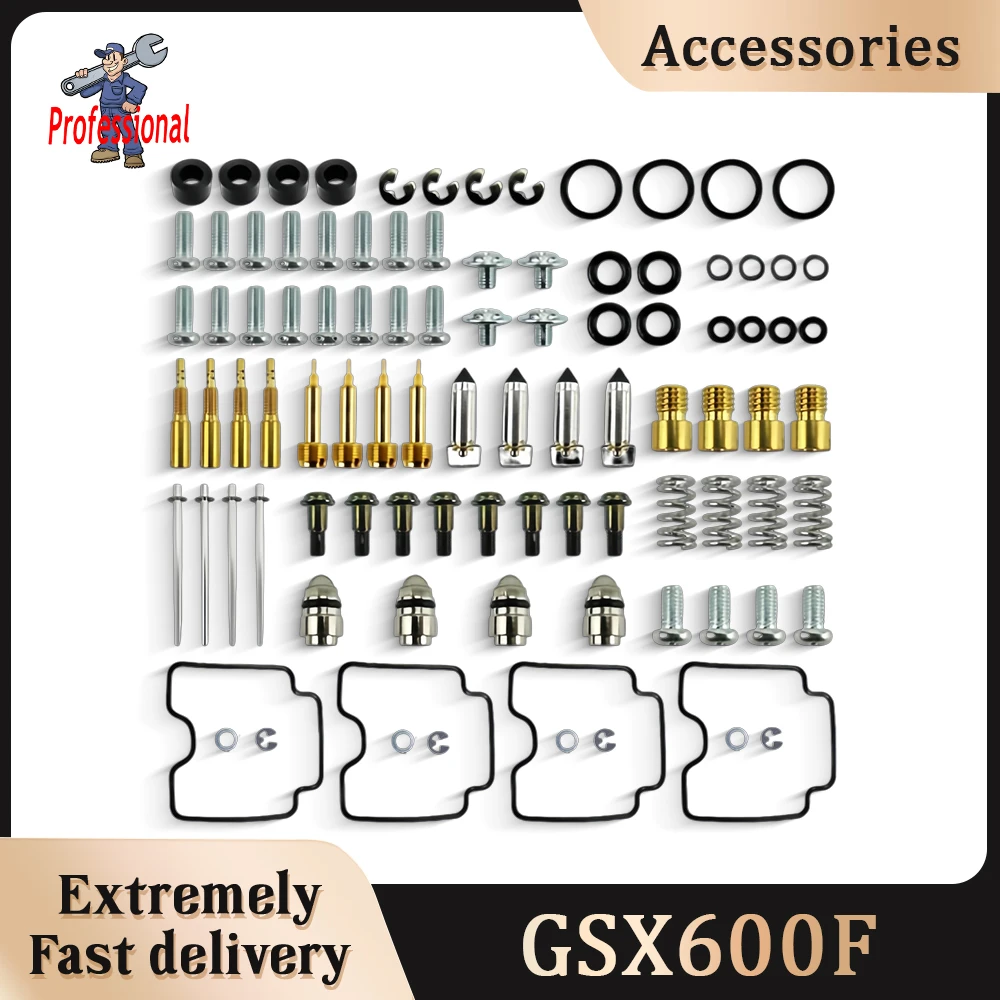 

Carburetor Repair Kit 26‑1694 For Suzuki GSX600F GSX600 Katana 1998‑2006 Motorcycle Fuel System Rebuild Replacement Spare Parts