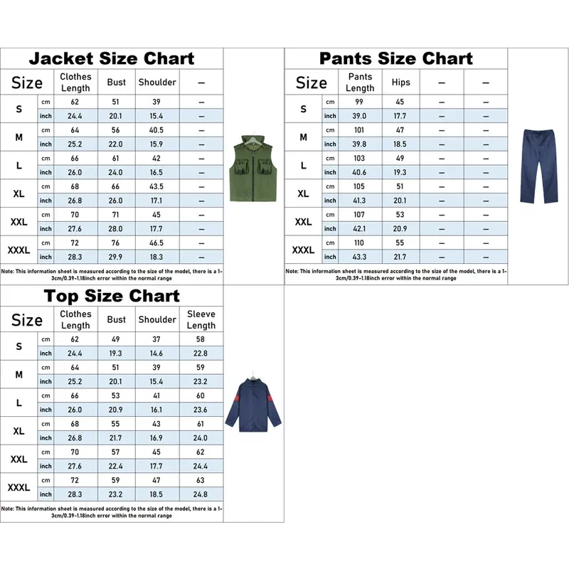 Hatake Kakashi Kostum Cosplay Seragam Anime Pakaian Ninja Set Kostum Halloween untuk Pria Rompi Atasan Celana Masker