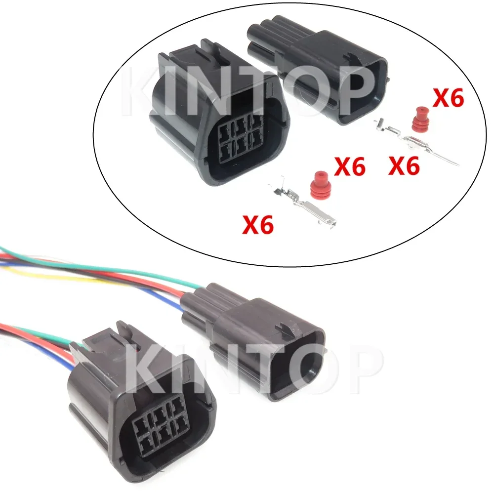 

1 Set 6 Pins Auto Wire Connector For Ford 7283-9332-30 7182-9331-30 AC Assembly Car Taillight Electric Cable Waterproof Socket