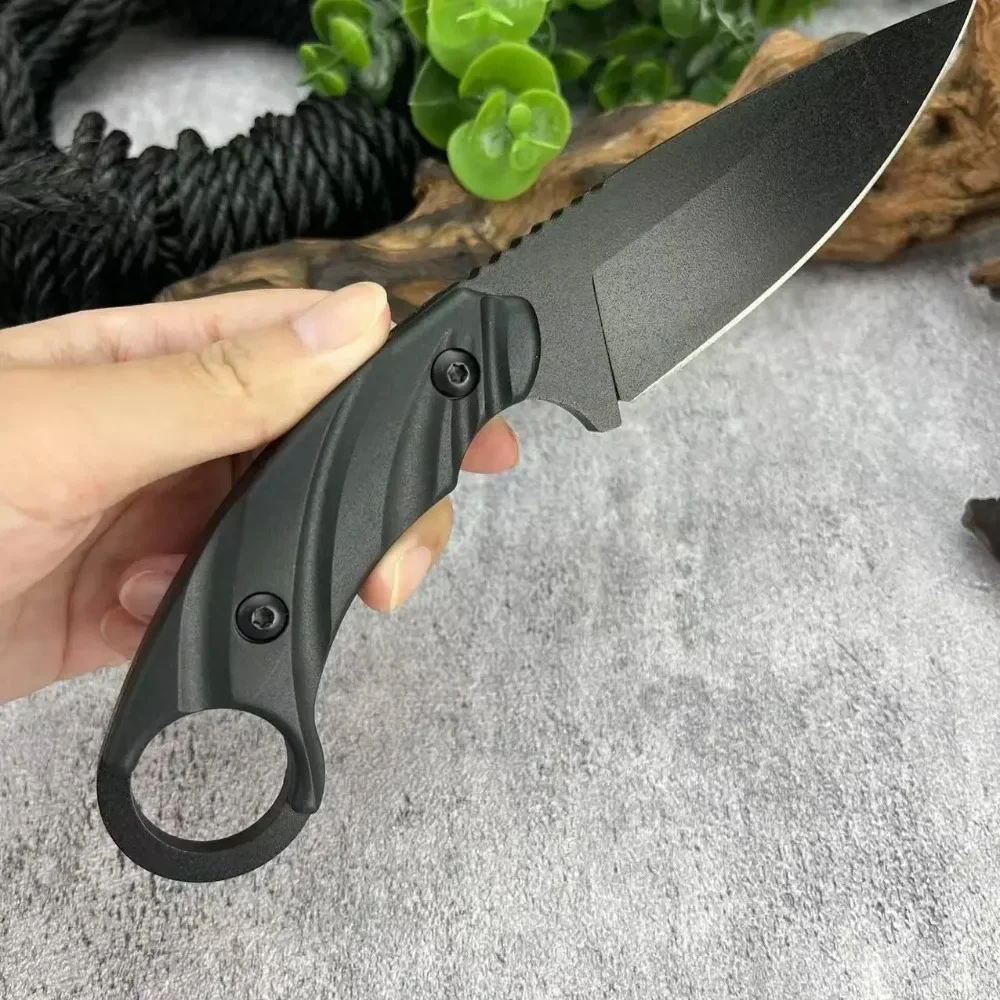 

CUT EDC Тактический открытый кемпинг прямой нож с ручкой из нейлонового волокна портативный нож для выживания в дикой природе охотничий нож спасательный инструмент