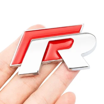 適用於福斯高爾夫5/6/7 MK7/MK6、Polo、捷達、尚酷、甲蟲車、帕薩特、途觀的3D金屬R標誌貼紙,可貼於汽車後車箱車身。 8 最佳銷售 捷達 2012 - №2