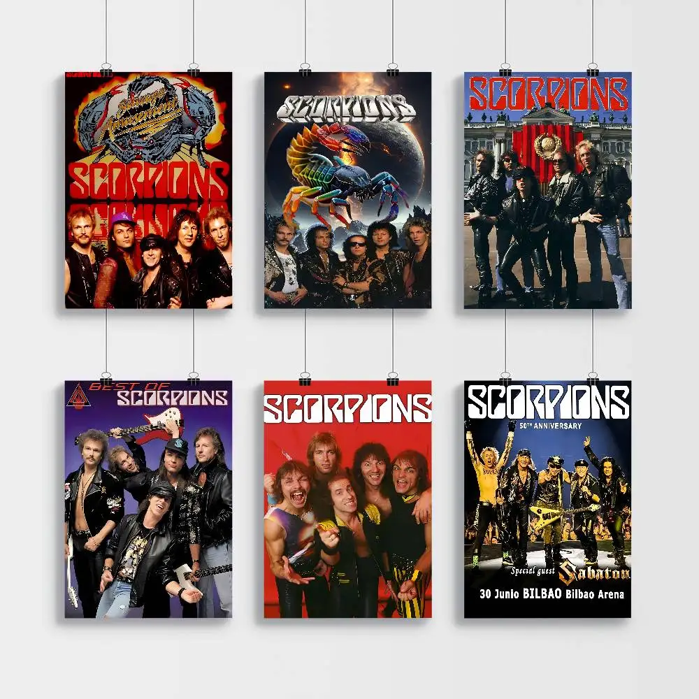 

Rock Band S-Scorpions Good Quality Prints And Posters Vintage Room Bar Cafe Decor Home Decor