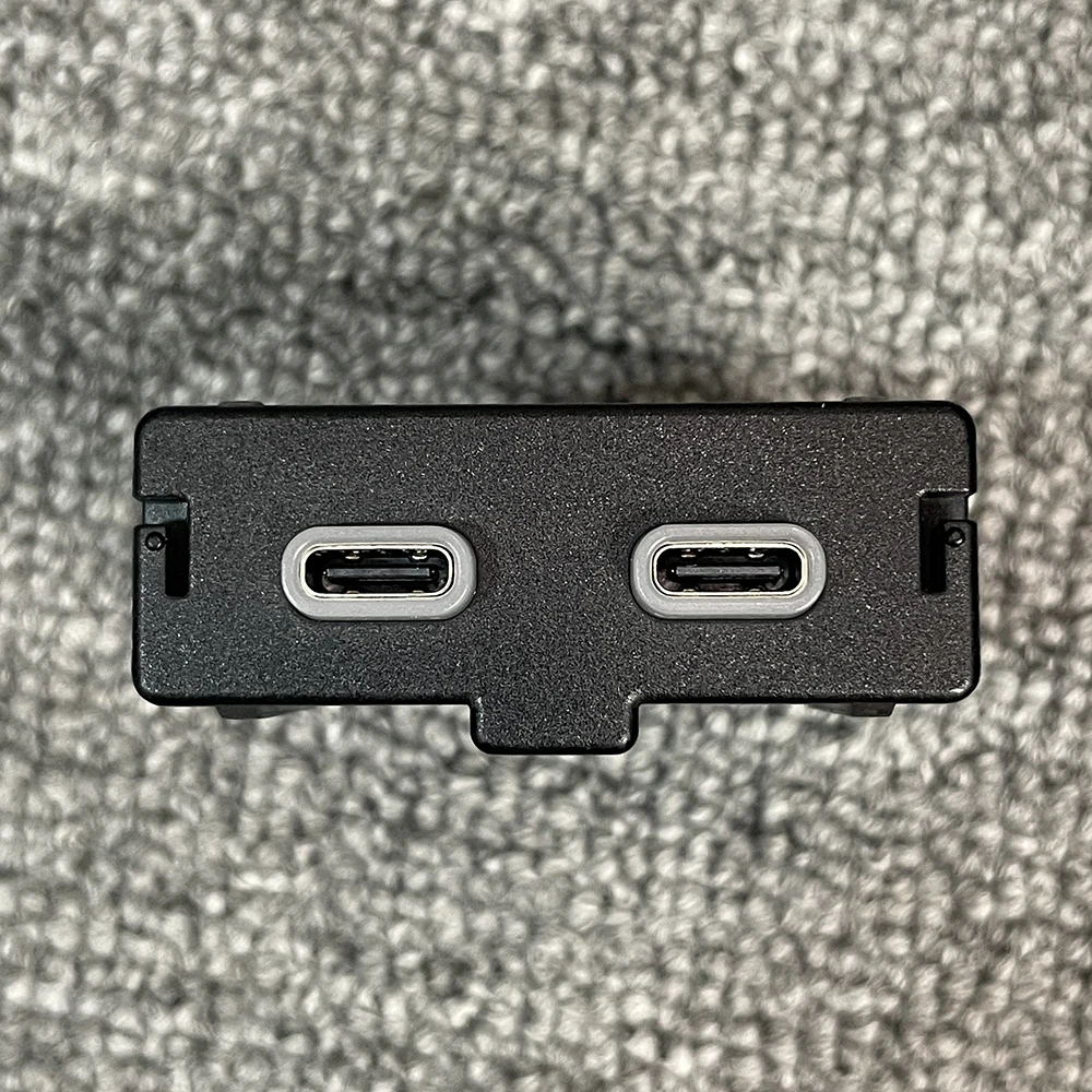 Dual USB Type-C External Interface For VW Caddy Atlas Touran 5T ID4 For Skoda Kodiaq 3G5 035 718 A 3G5035718A