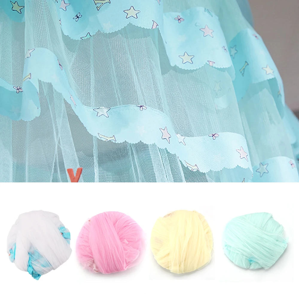 

4 Colors Easy to Install Dome hanging mosquito net Lace Bed Canopy Girls Room Decor Kids Baby Bedding Dome Bed Netting Canopy
