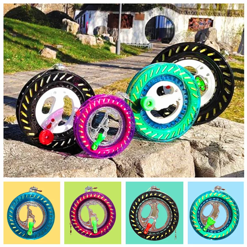 Roue de cerf-volant en ABS pour enfants, jeu de plein air, jouets amusants pour enfants, commerce de textile aérien, quad sports, livraison gratuite