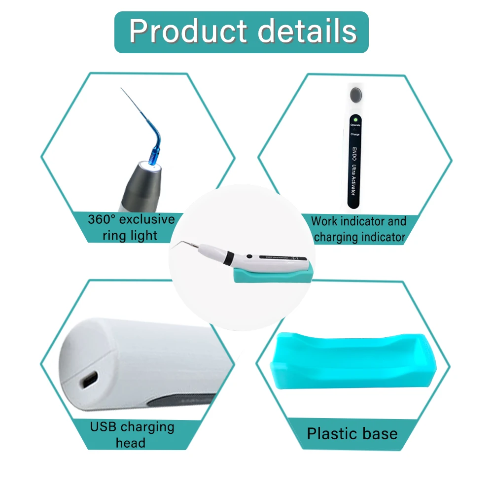 New Design Wireless Dent al  Endo Ultra Activator Instrument Sonic Irrigator Cordless Endo Ultra Activator For Endodontic Treatm