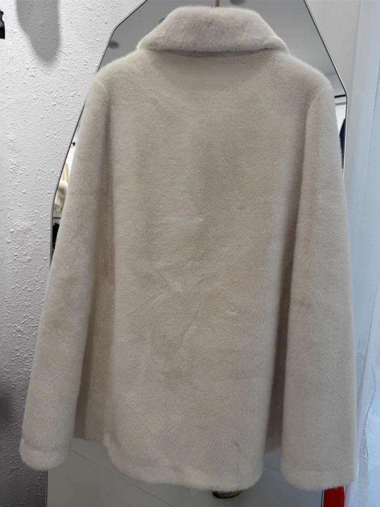 ZMEENNA معطف نسائي كلاسيكي مزدوج الصدر محززة التلبيب ملابس خارجية التعادل حزام خصر معطف شتوي دافئ أنيق ZM4475 #2