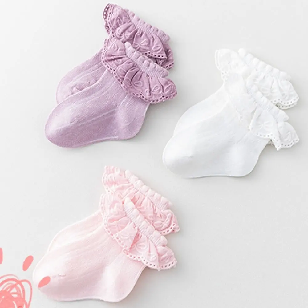 

Babies Socks Spring Autumn Kids Princess Lace Stockings Newborn Socks Summer Thin Section Girls Sokken chaussette hiver bebe