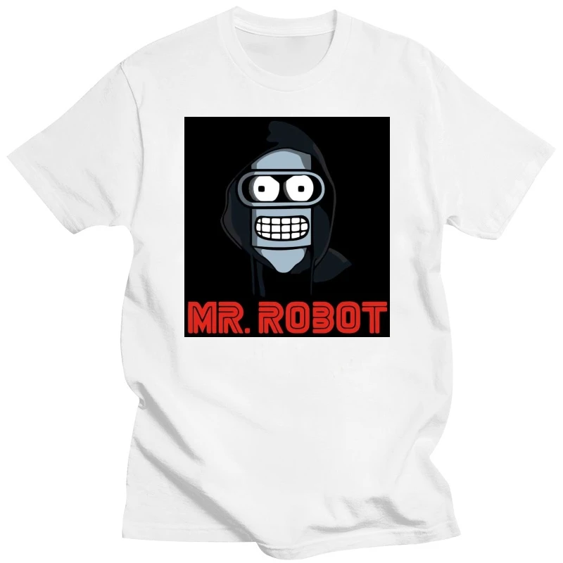 Men T Shirt  tee shirt mr robot is bender tshirts Women T-Shirt