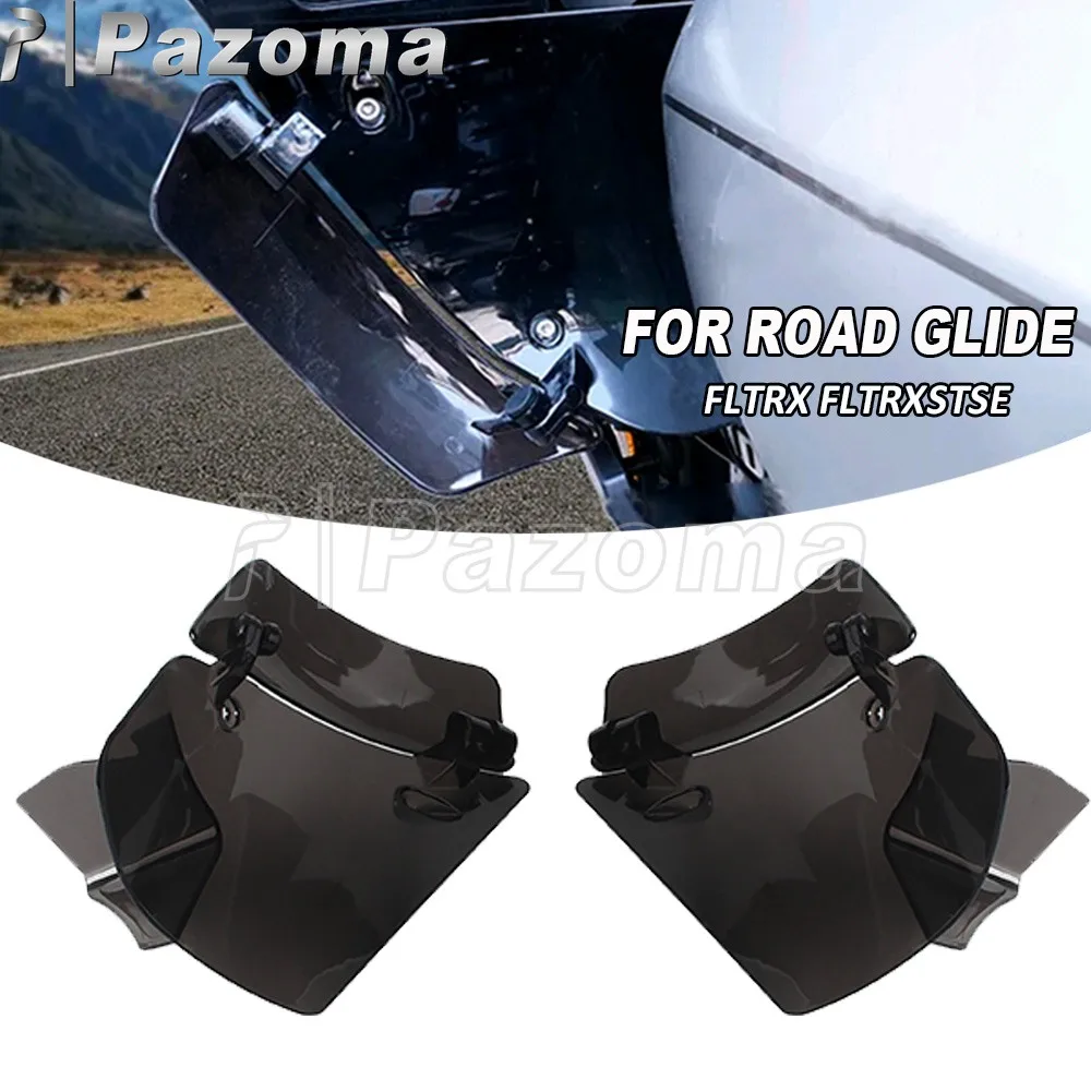 

Motorcycle Fairing Side Wing Air Deflectors Wind Shield For Harley Touring CVO Road Glide ST FLTRXSTSE FLTRX 2024-25 ABS Plastic