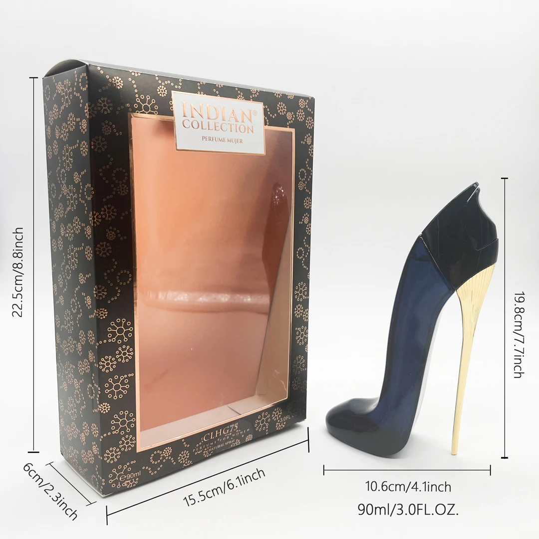 Schwarze High Heels 3,0 Unzen, supergroße Flasche, intimes Partnerparfüm, langanhaltendes Parfüm, anhaltender Duft, romantisches Parfüm,