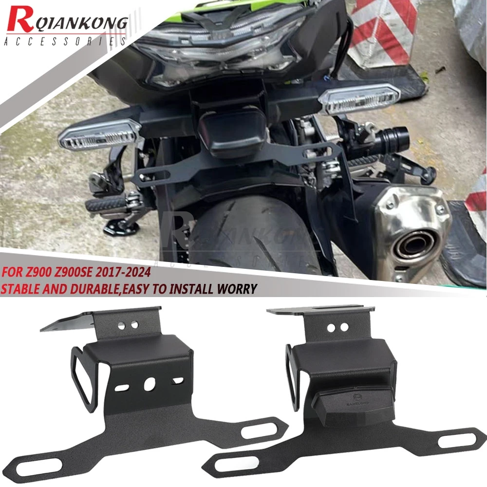 Motorcycle Registration Plate Holder Eliminator License Bracket Light Fender FOR KAWASAKI Z900 Z-900 SE Z 900 Z900se 2017-2024