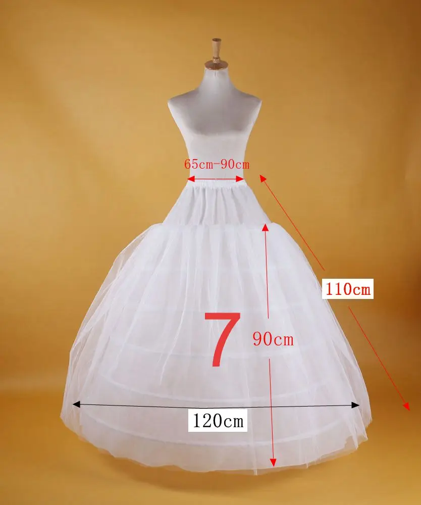 Bridal Wedding Petticoat Hoop Crinoline Prom Underskirt Fancy Skirt Slip