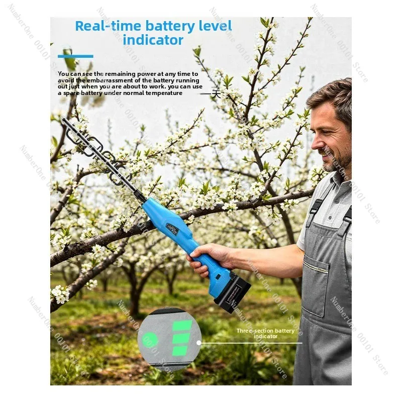 Electric Fruit Tree Flower Thinning Machine for Walnut Apple Peach Plum Specialty Orchard Tool