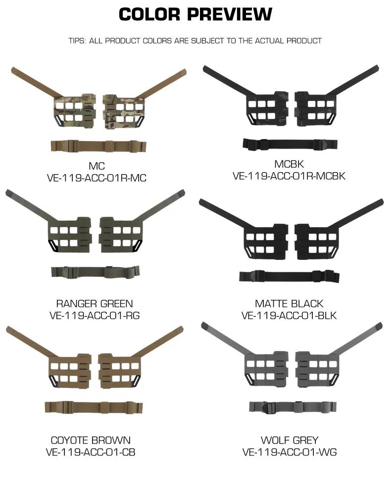 Modulares Brustgurt-Erweiterungskit – MOLLE Schnellverschluss-Gurtsystem für Training, Wandern, Jagd und Outdoor-Aktivitäten – Detail 3