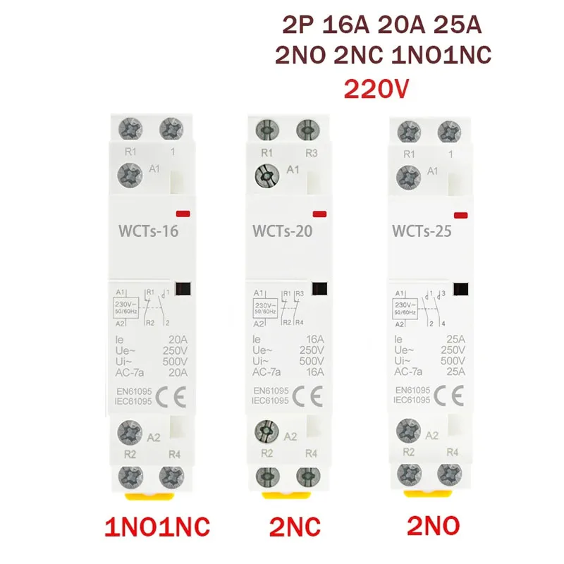 2P 16A 20A 25A 1NO …