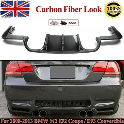 Magickit Car Styling Carbon Fiber Rear Bumper Lip Spoiler Diffuser for BMW E92 Coupe E93 Convertible M3 2008 - 2013