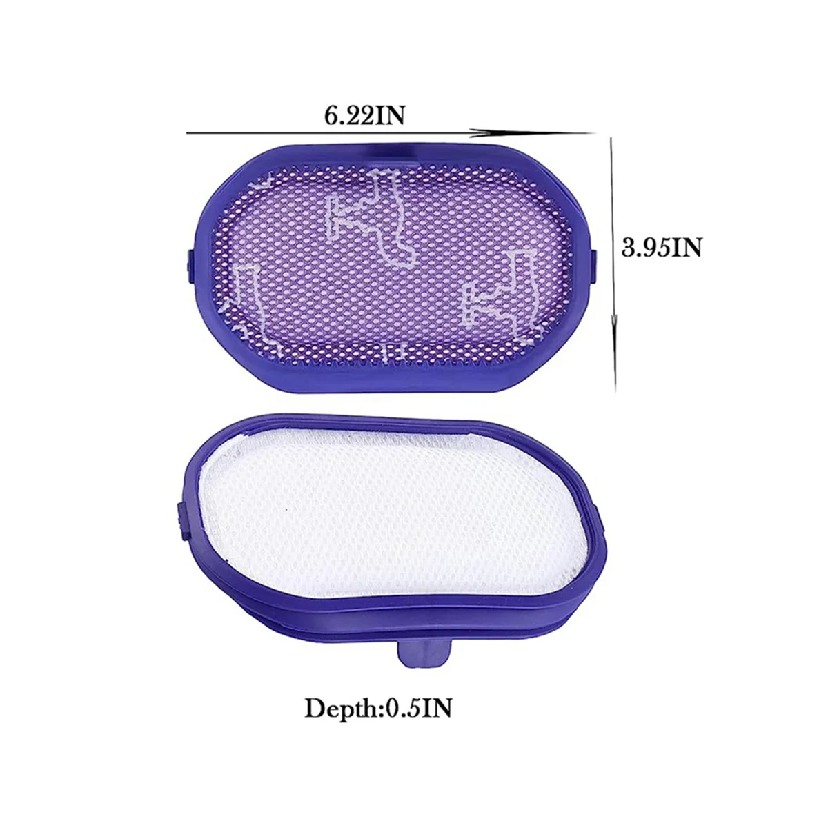 Suitable for Vacuum Cleaner Accessories D30 DC31 DC34 DC35 DC44 DC45 Filter Elements