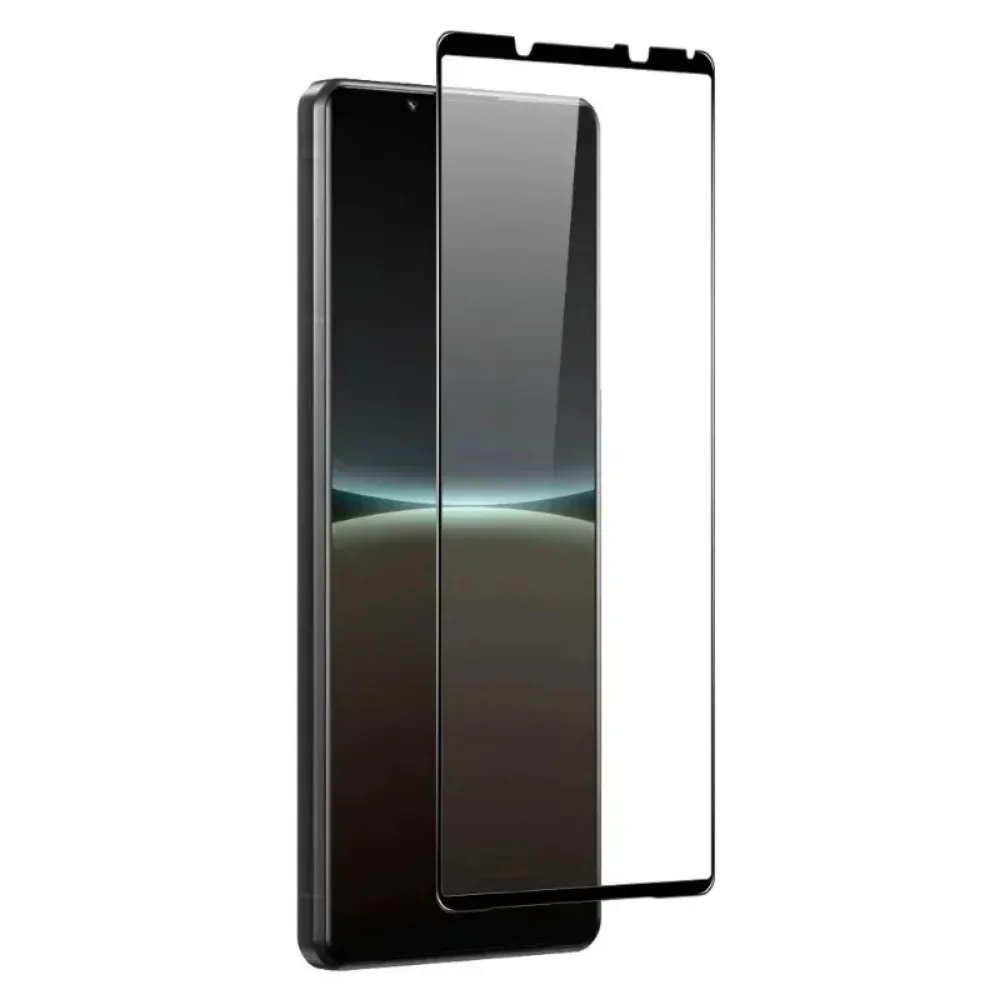 4PCS Tempered Glass  Full Covering Silk Printing Screen Protector For SONY Xperia 1 II 1V  5 II 5 V 10  II III IV VI 10 Plus