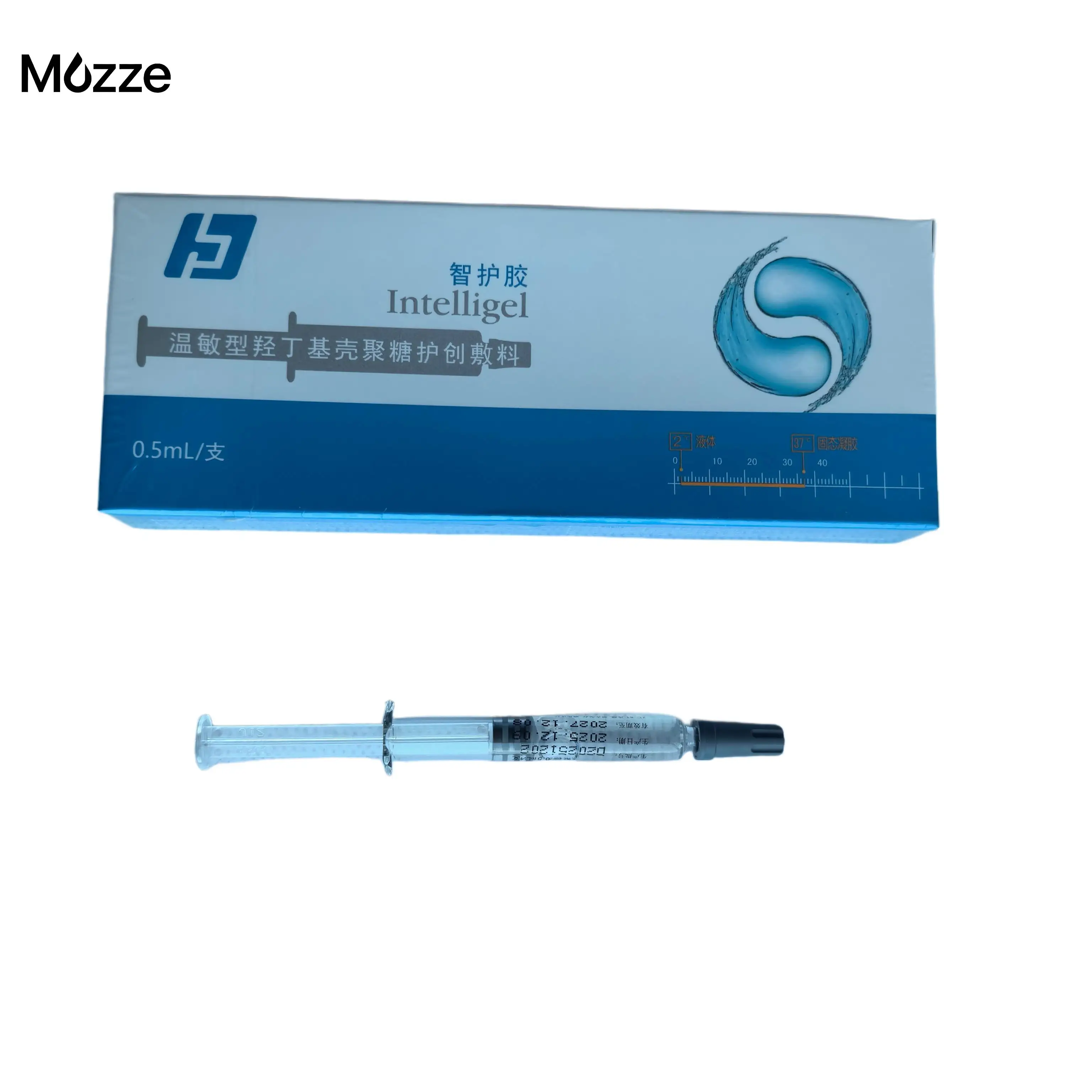 Thermosensitive Hydroxybutyl Chitosan Dental Intelligent Gel Wound Dressing, Liquid-to-Gel Reversible Oral Wound Repair Material