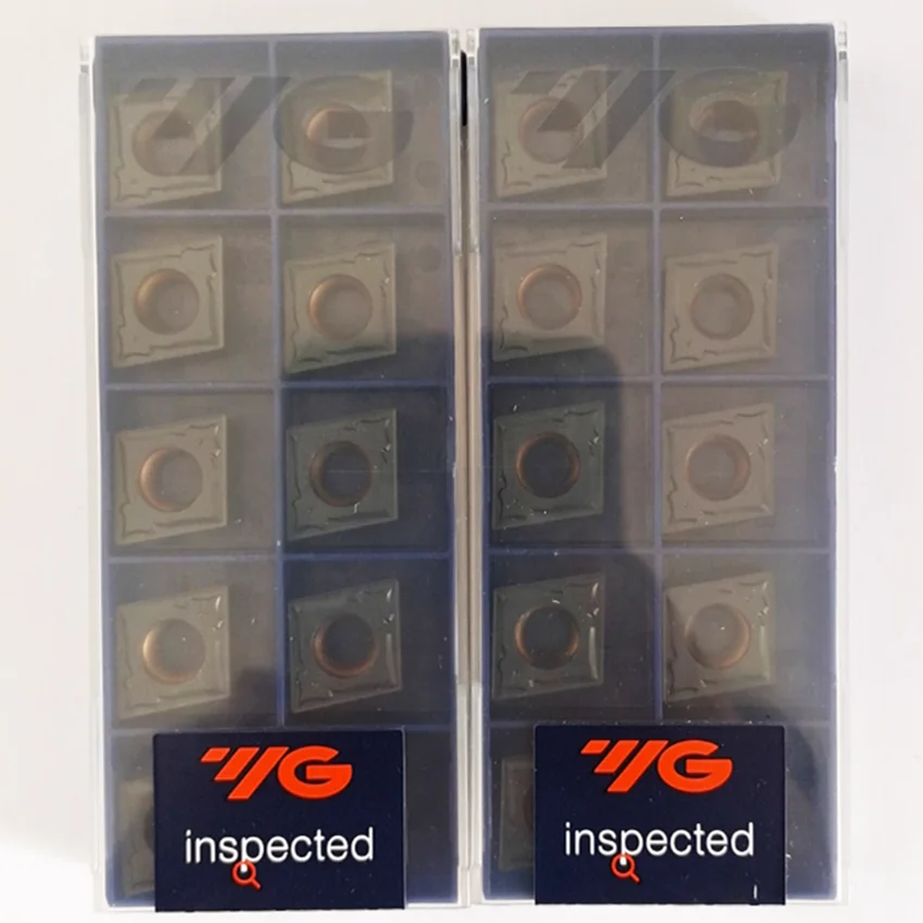 CCMT120408-UG YG801/CCMT120404-UG YG3020/CCMT120408-UG YG3020/CCMT120408-UG YG3030 Original YG Carbide Inserts CNC Turning Inserts Lathe Cutter Tools 10PCS/BOX