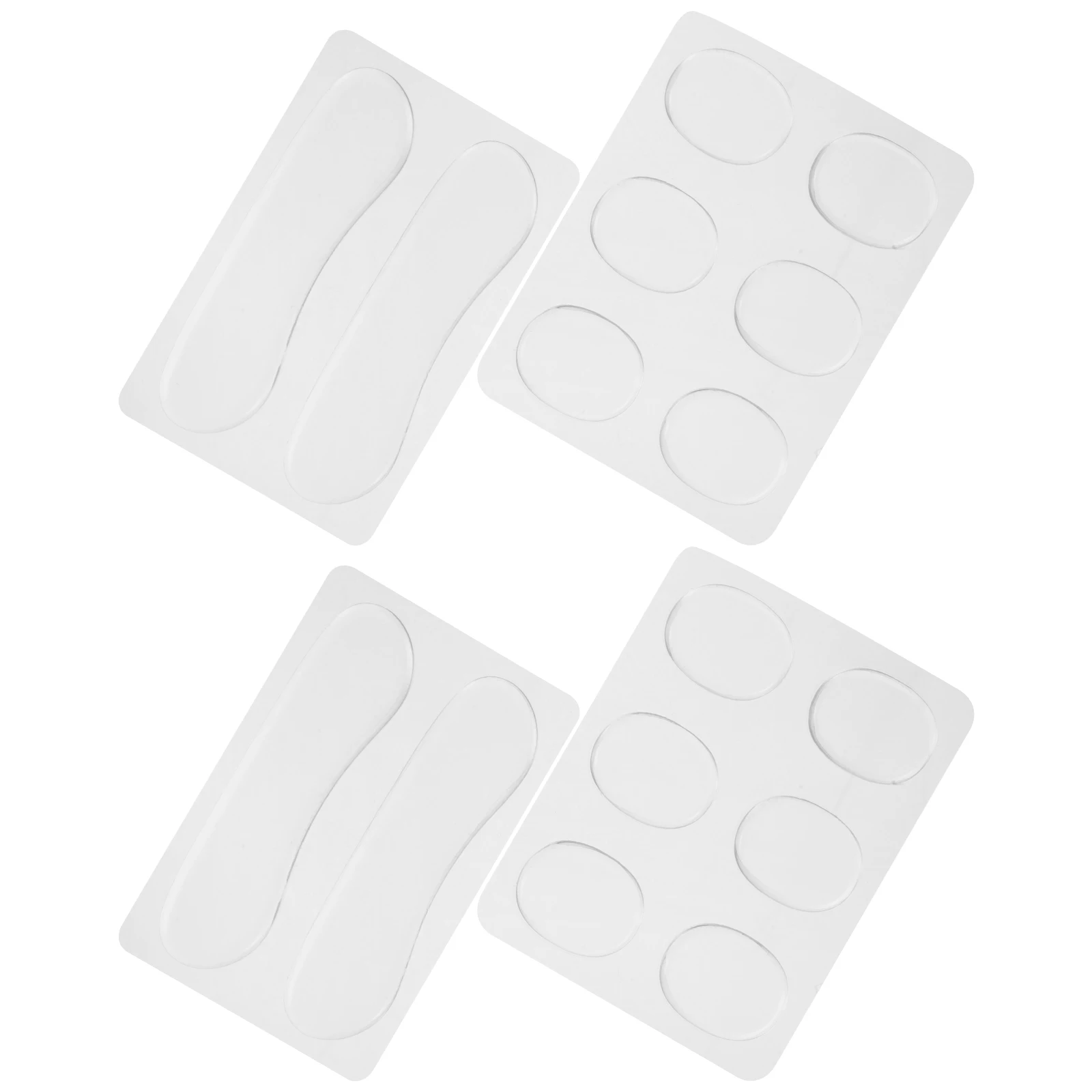 

4 Sheets Silent Drum Pad Set Dampener Silicone Transparent Mute Tone Control Pads