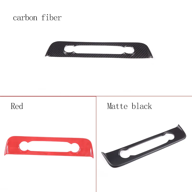 For Ford Maverick 2022 Car Styling ABS Car Air Conditioning Mode Button Decorative Frame Sticker Car Accessories