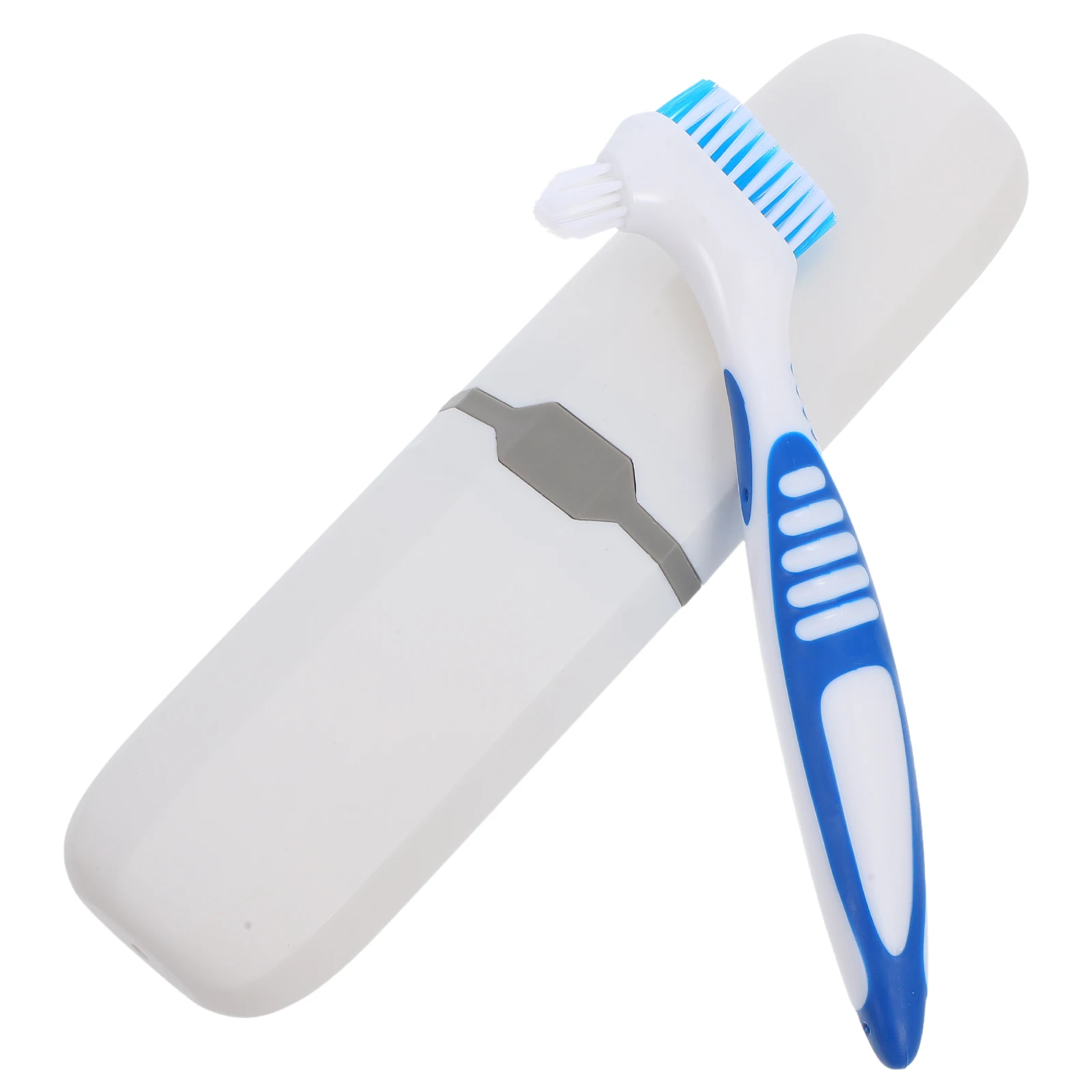

1 set Denture Toothbrush Storage Box Portable Travel Holder PP Cleaning Retainer Fake Teeth Hygienic Case Oral Care Containers