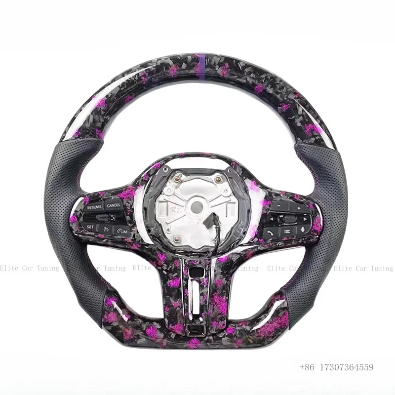 

Подходит для BMW G-серии G01 G02 G05 G06 G07 G08 G18 G20 G21 G22 G24 G26 G30 G38 M3 M4 M5 M6: Руль из карбона на заказ