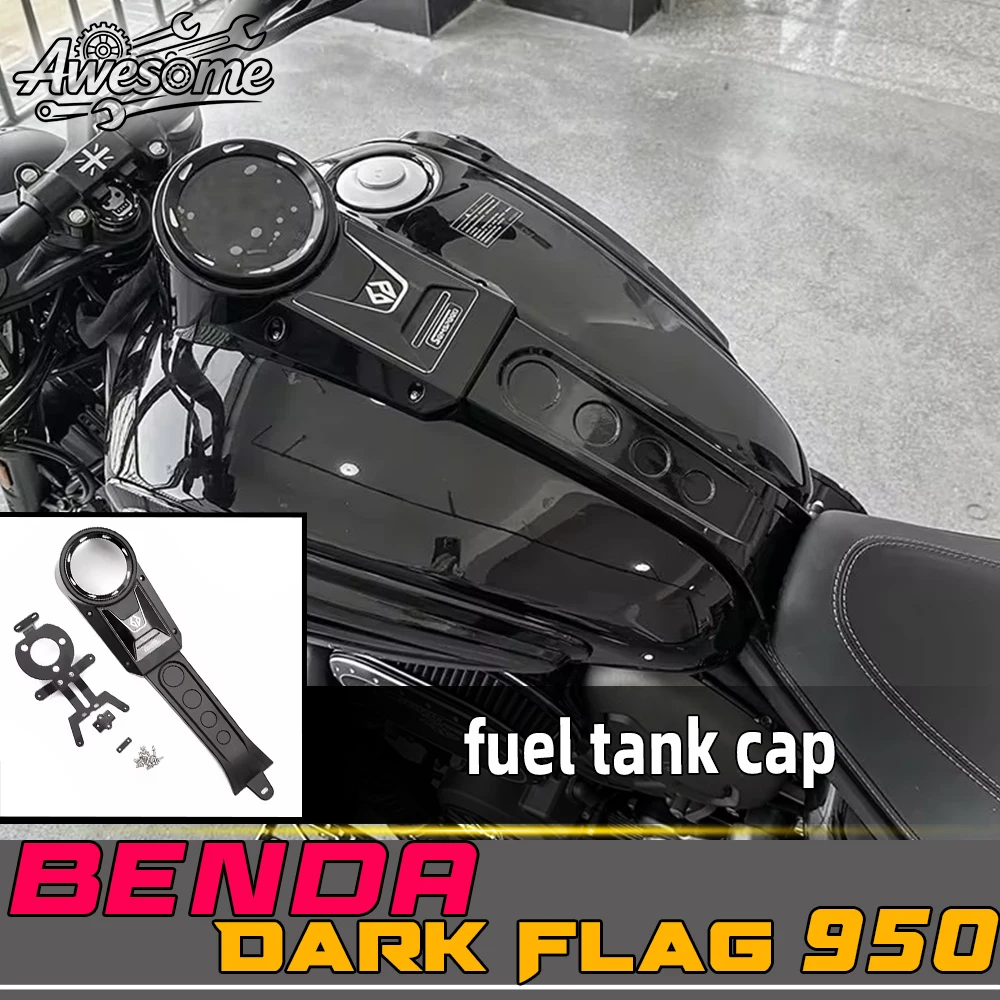 Heightened Fuel Tank Cover Fit BENDA Dark Flag 950 Tank Side Fairing Mod Accessory