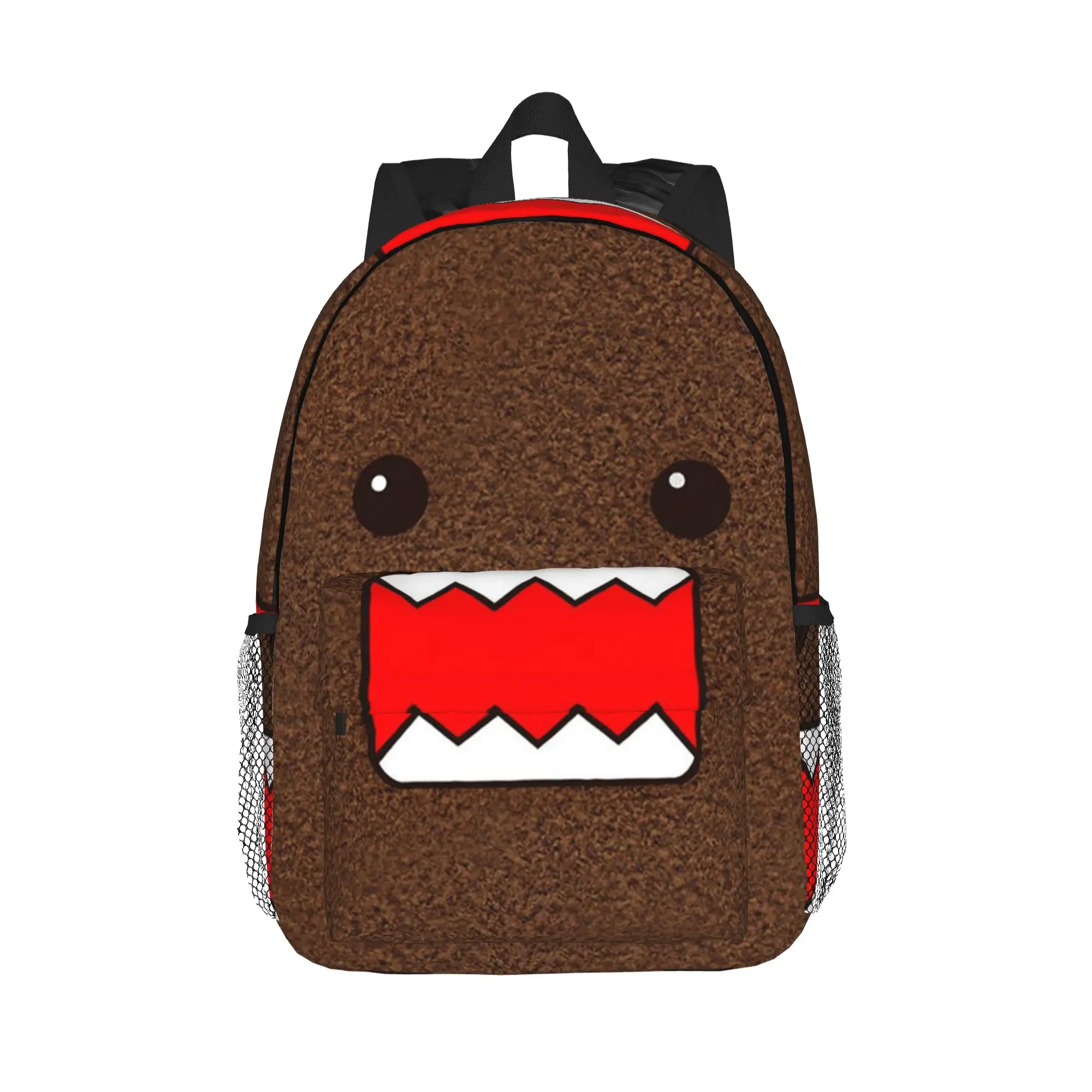 Cute Cartoon Domo Kun Backpack Hot Sale Daypack Large Capacity Boys Girls BookBag Shoulder Bags for Men Women School Bag