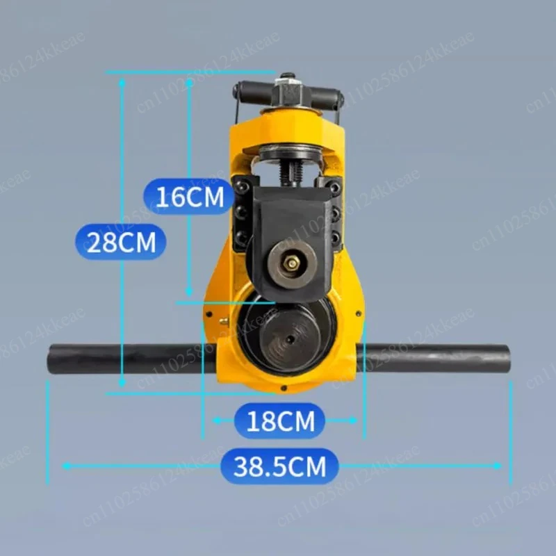 Stainless Steel Hand Pipe Groover 50-165mm – Manual Grooving Machine with Adjustable Depth for Carbon & Stainless Steel Pipes