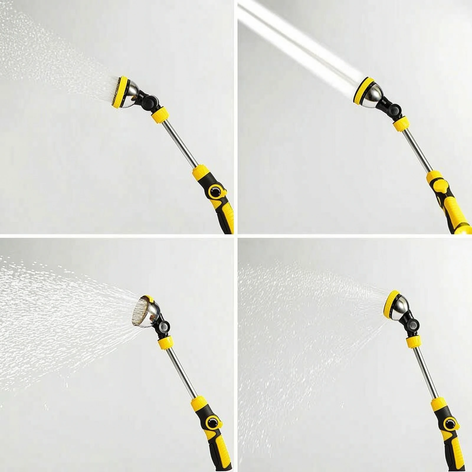 Watering Spray with Extension Rod Long-Handled Hose Nozzle with Extension Wand Sprayer Extended for Gardeners, Patio