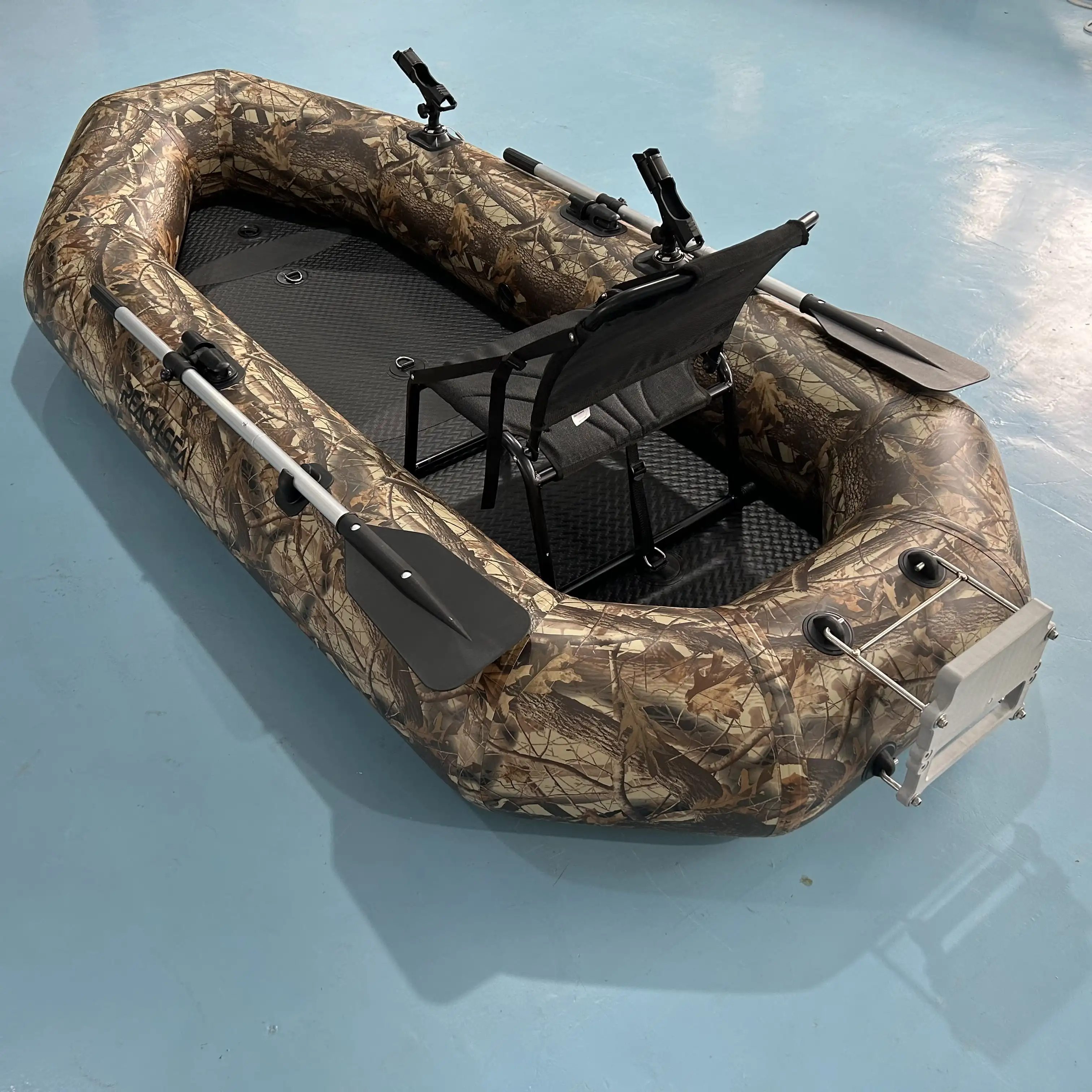 Reachsea Customized 280cm Airmat Inflatable Fishing Boat Inflatable Small Roll up Boat with CE