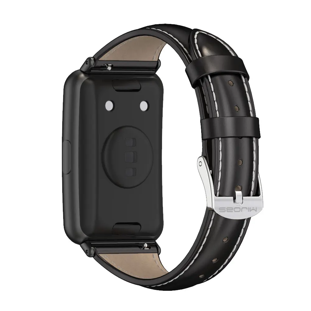 สำหรับ Huawei Watch สายคล้องพอดี Fit ใหม่ Correa สร้อยข้อมือสายรัดข้อมือหนังแท้สำหรับนาฬิกา Huawei Fit สมาร์ทนาฬิกา