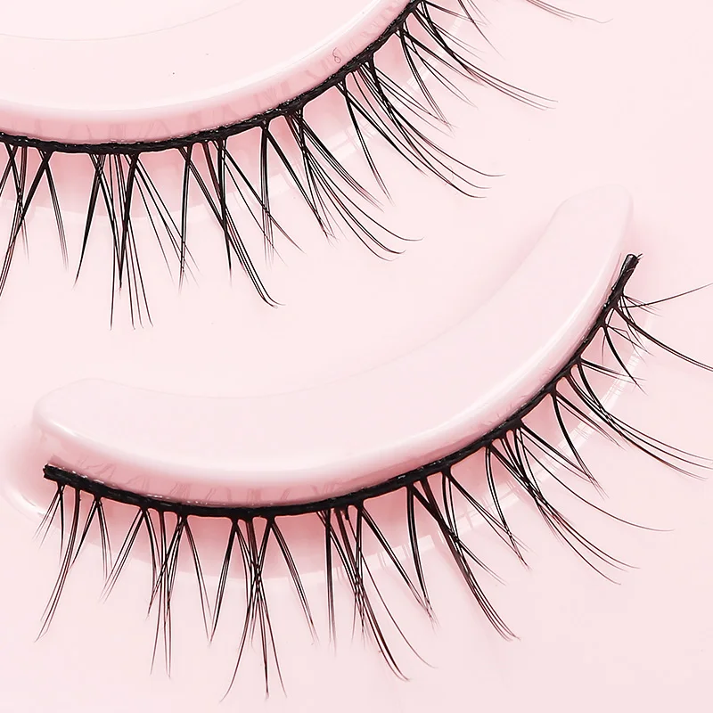 Natürliche 5 Paar Professionelle Make-up-Wimpern, Wispy Künstliche Wimpern im Koreanischen Stil, Kostenloser Versand, Cosplay Weiche Neue Manga Beauty Wimpern – Detail 3