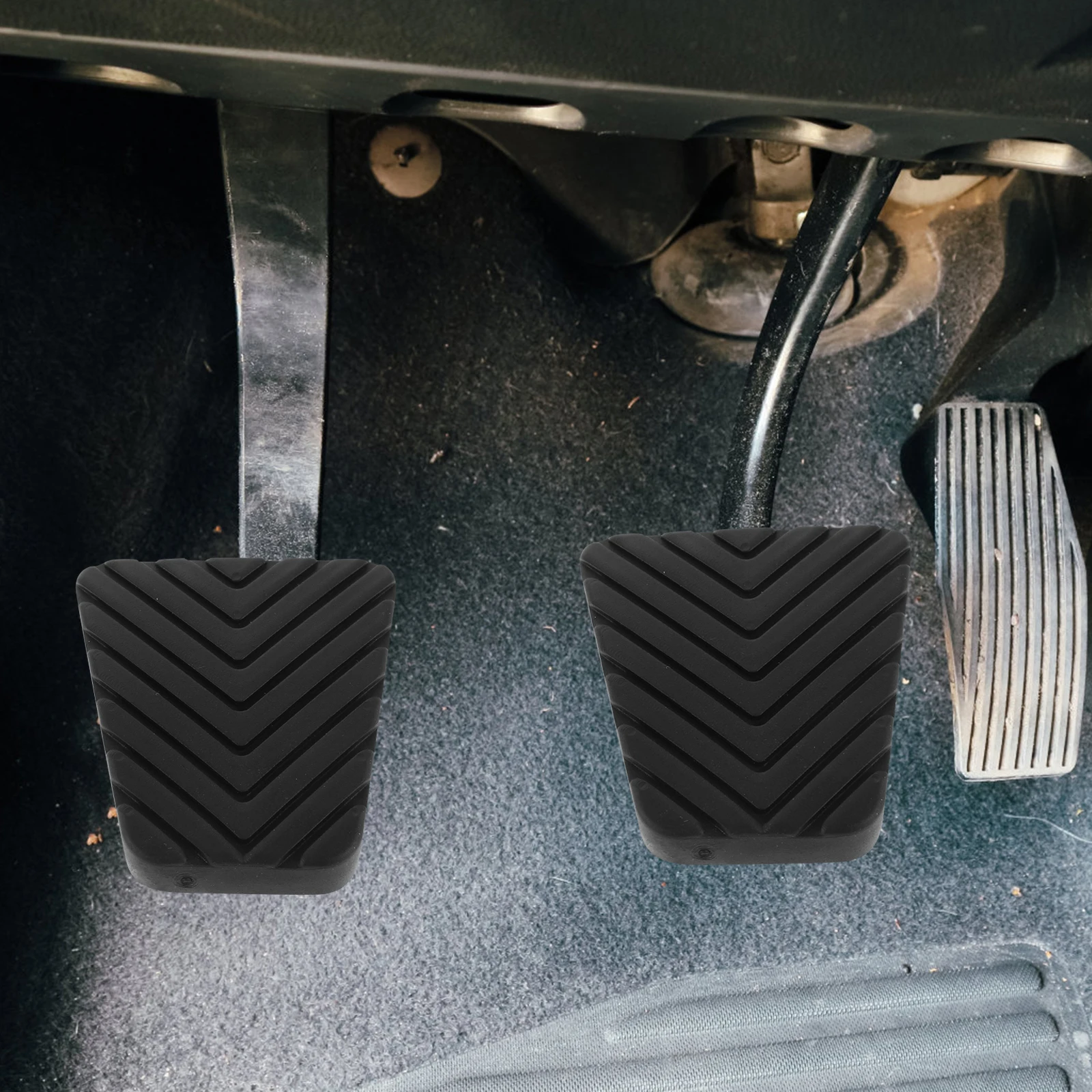

5 Pcs Car Pedal Board Cover Brake Rubber Pads Clutch Automotive Grip Covers for Automobile Welcome