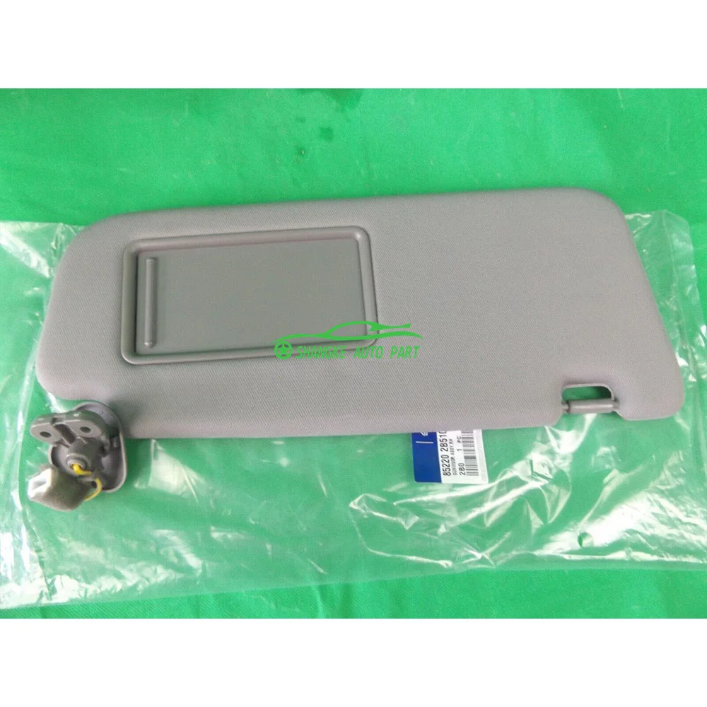 Sunshade With Cosmetic Mirror Front Windshield Sunvisor Assy OEM 85210-2B510J4 85220-2B510J4 Fits HHyundai SSANTA FE 2009-2014