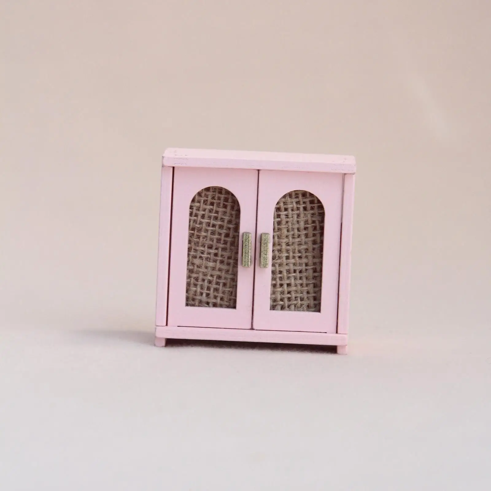 

1:12 Dollhouse Miniature Furniture Mini Cabinet Wooden Micro Landscape Decor Photography Prop Doll House Accessory for Bedroom