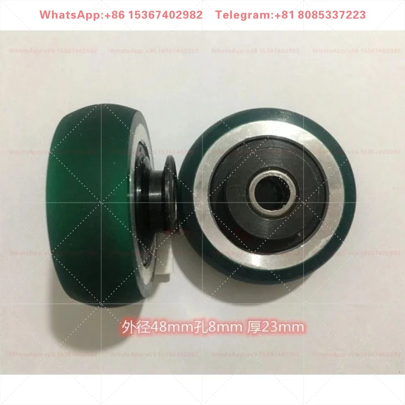 Paper Feed Wheel & Pressing Belt Pulley, Sizes 105/142/162, Replacement Spare Parts for Printing Equipment