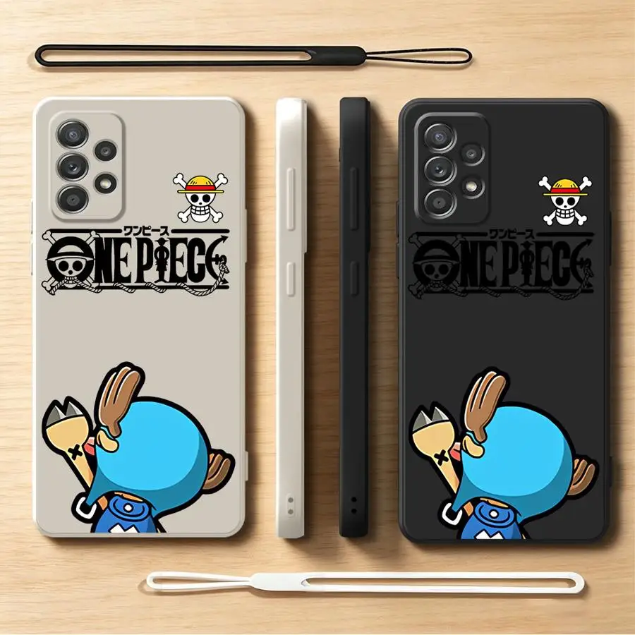 Phone Cover Case for Samsung Galaxy A24 A36 A26 A15 A17 A12 A16 A34 A51 A35 A13 A14 A27 A52 Anime O-One P-Pieces