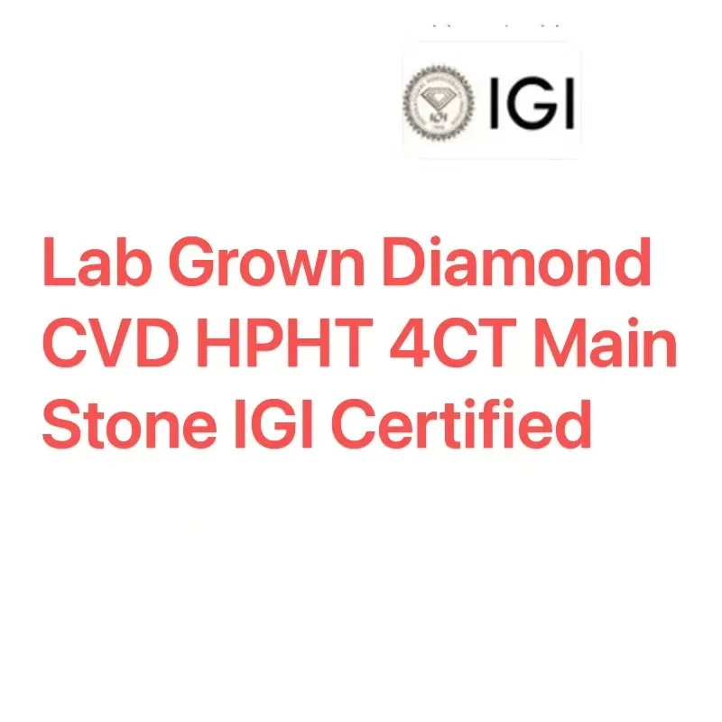 Women's Three‑Stone Engagement Ring 5CT Emerald‑Cut Main Stone DEF VS‑VVS HPHT CVD Lab‑Grown Diamond Wedding Ring IGI Certified PT950 Platinum Plated Fine Jewelry Anniversary Party Gift For Her view 7