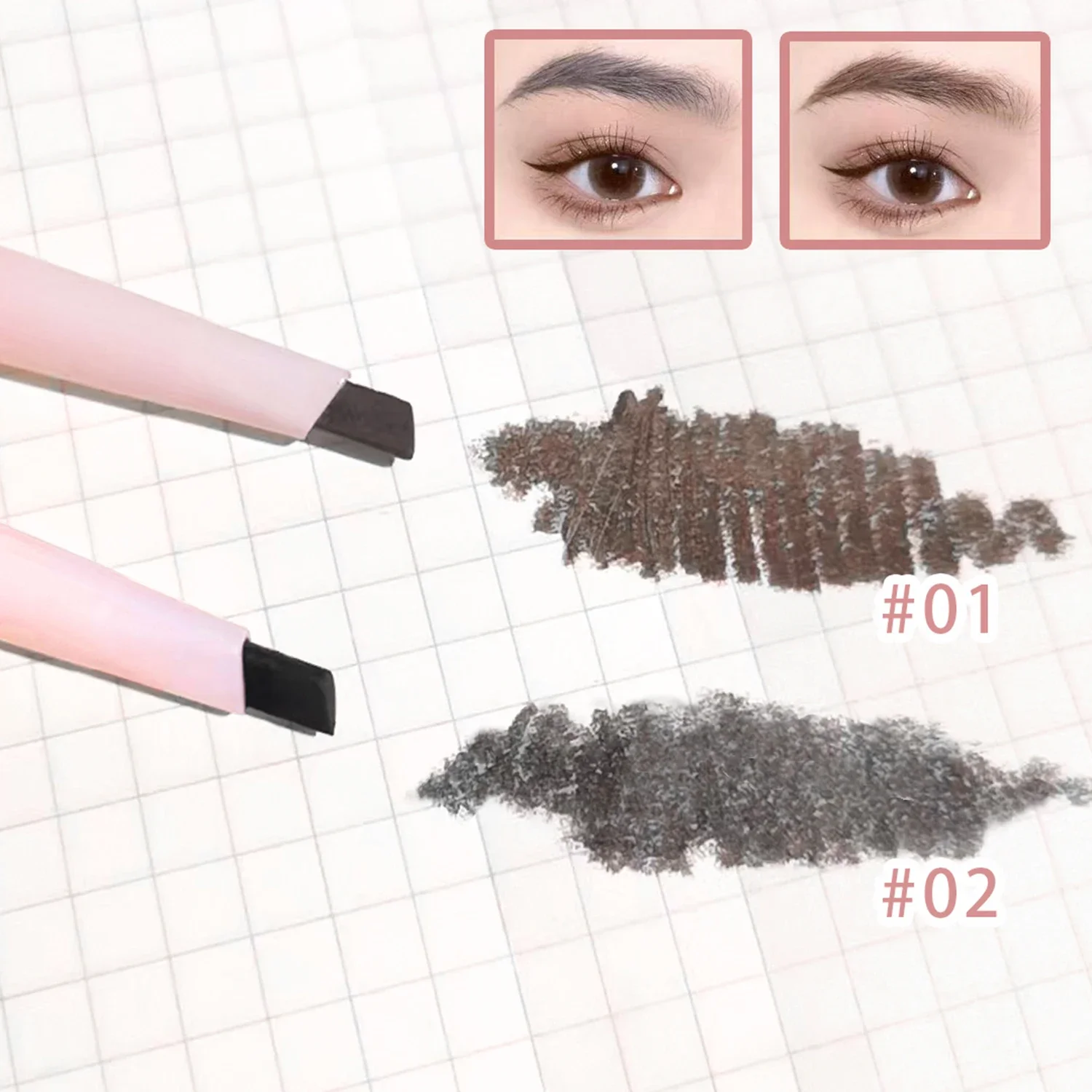 JUJU DREAM Eyebrow Styling Wax Waterproof and sweat-proof long-lasting natural brightening eyebrow pen