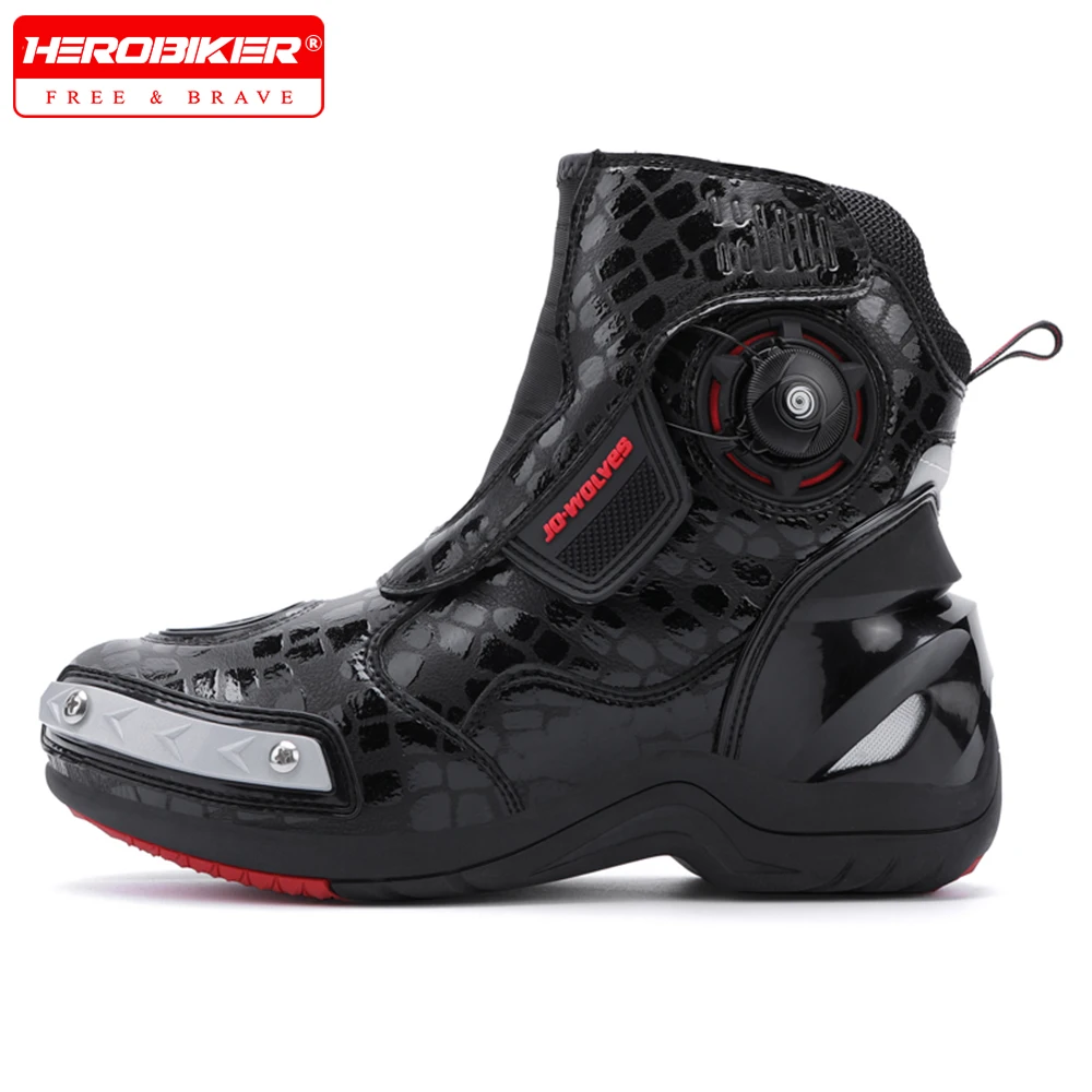 Motocross Shoes Motorcycle Boots Motorcycle Accessories Friction Force Men's Boots Heel Collision Protection Rubber Sole