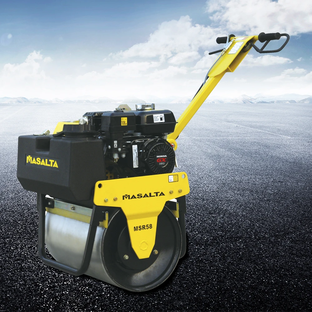 Famous Brand MASALTA MSR58 Single Drum Vibratory Road Roller With High Power Engine