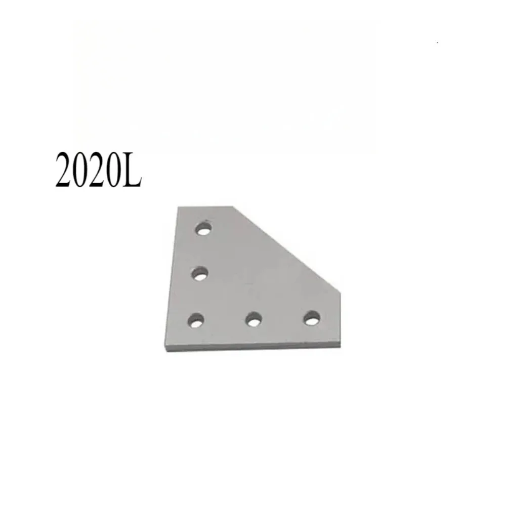 1pcs T/L type 5 Hole Joint Board Plate Corner Angle Bracket Connection Joint Strip for 2020 3030 4040 Aluminum Profile view 6